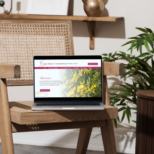 Exemple de site web réalisée par Marjorie ML