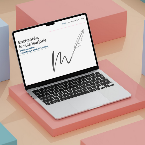 Exemple de Site Web réalisée par Marjorie ML